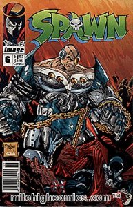 SPAWN (1992 Series) #6 NEWSSTAND Very Fine Comics Book