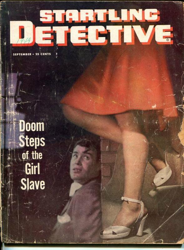 STARTLING DETECTIVE-SEPT 19491954-SPICY-MURDER-VICE-SEX-RAPE-good G