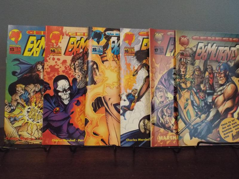 Lot of 19 Malibu Genesis Comics, Most 9.0 or Better