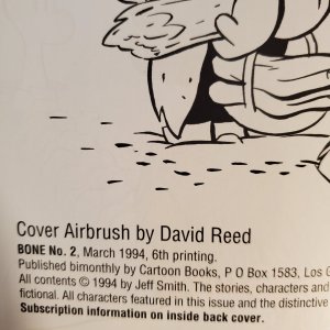 Bone 2 Very Fine+ 6th printing