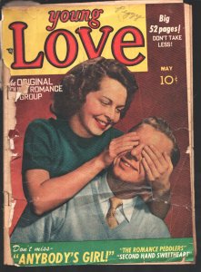 Young Love #9 1950-Crestwood-Photo cover-A Man In Her Room-Spicy pre-code s...