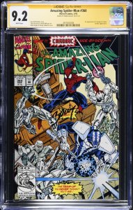 Amazing Spider-Man (1992) # 360 (CGC 9.2 SS) Signed Mark Bagley