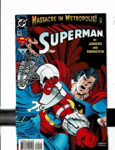 Lot of 5 Superman DC Comic Books #89 90 91 92 93 BH42