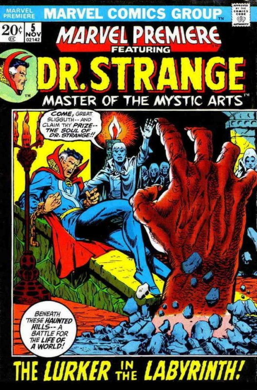 MARVEL PREMIERE #5,  FN, Dr. Strange, Lurker, 1972, more Marvel in store