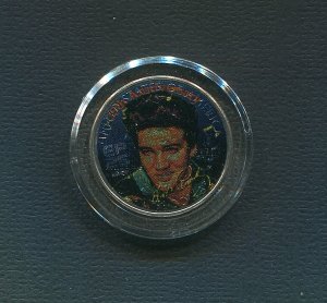 2002 Elvis Presley Colorized Tennessee Statehood Quarter