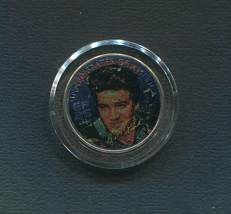 2002 Elvis Presley Colorized Tennessee Statehood Quarter