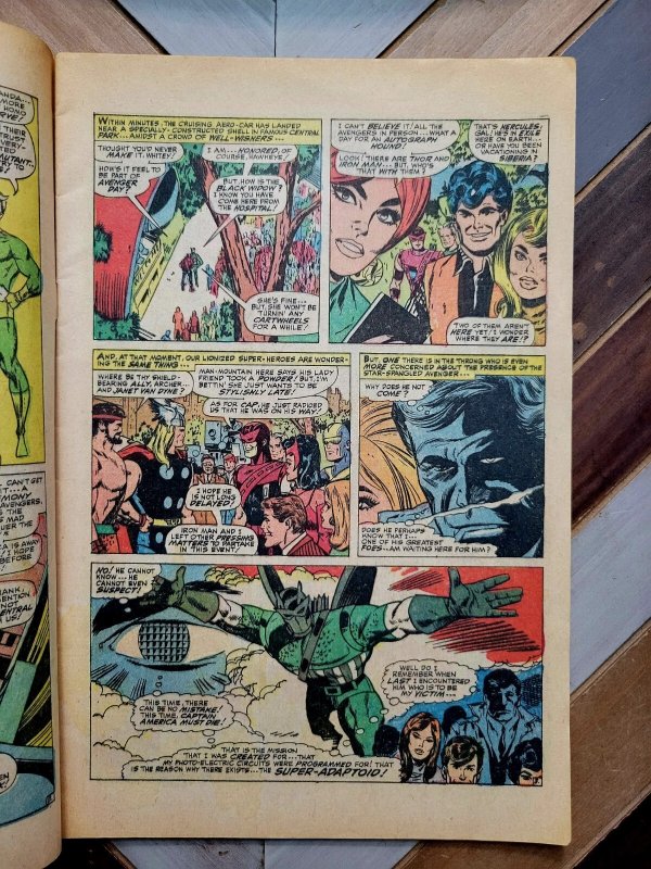 AVENGERS #45 GD+ 2.5 (Marvel 1967) Super-Adaptoid, HERCULES Joins BUSCEMA + HECK