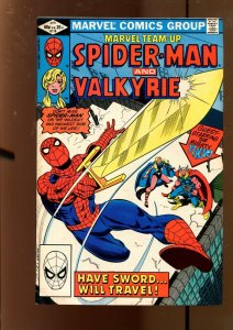 Marvel Team Up Starring Spider Man & Valkyrie #116 - BRONZE AGE! (6.5/7.0) 1982