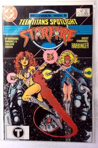Teen Titans Spotlight (Starfire) #19 (1988) DC Comics 1st Print Comic Book