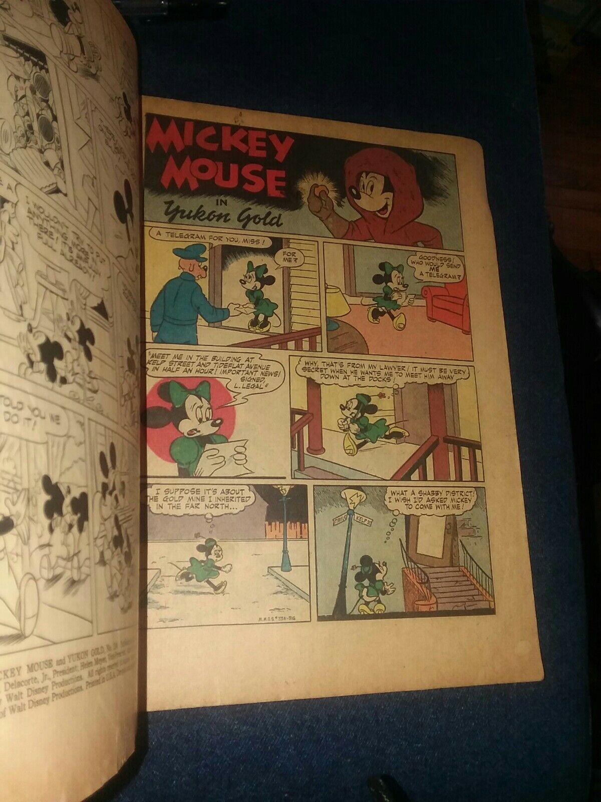Walt Disney's Mickey Mouse Four Color comics #334 dell 1951 golden age ...