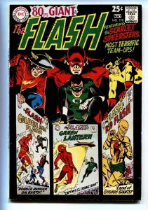 THE FLASH #178 1968-DC COMICS-80 PG GIANT-GREEN LANTERN  FN/VF