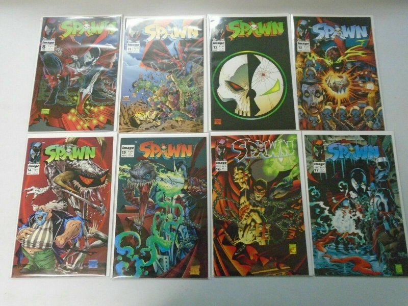 Spawn comic lot 15 different from #8-24 avg 8.0 VF (1993-94 Image)