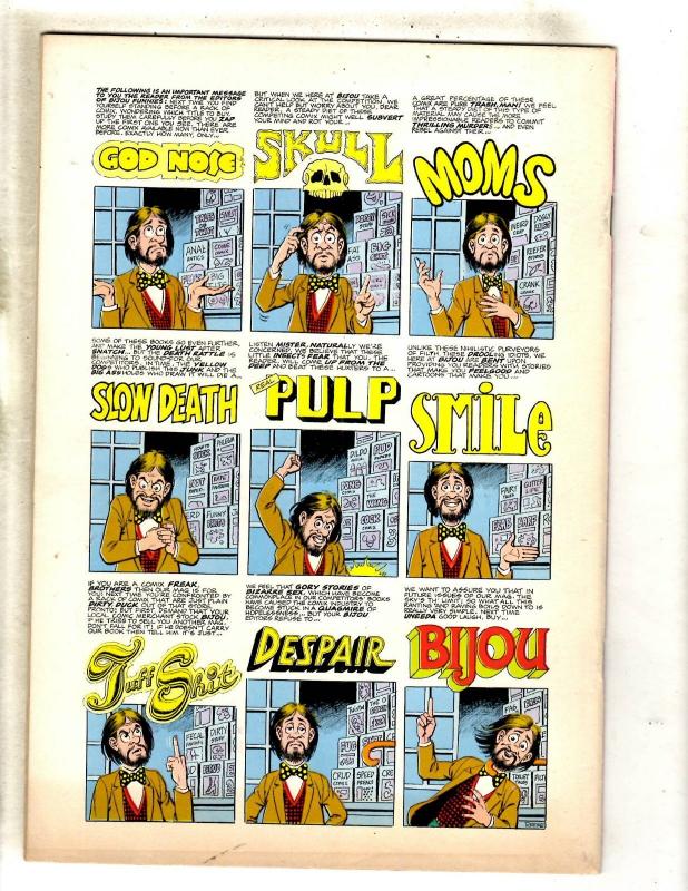 Bijou # 8 VF- Kitchen Sink Comic Book Underground Comix Humor UCWA FM6
