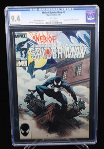 Web of Spider-Man #1 - 1st Appearance the Vulturions (CGC 9.4) 1985