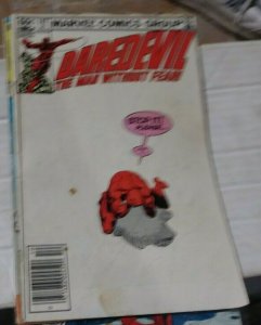 DAREDEVIL  # 187 marvel 1982  FRANK MILLER   HAND STICK  FURY NINJAS BLACKWIDOW