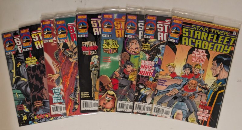 *Star Trek Starfleet Academy (1996 Marvel) 1-19 19 hg bks