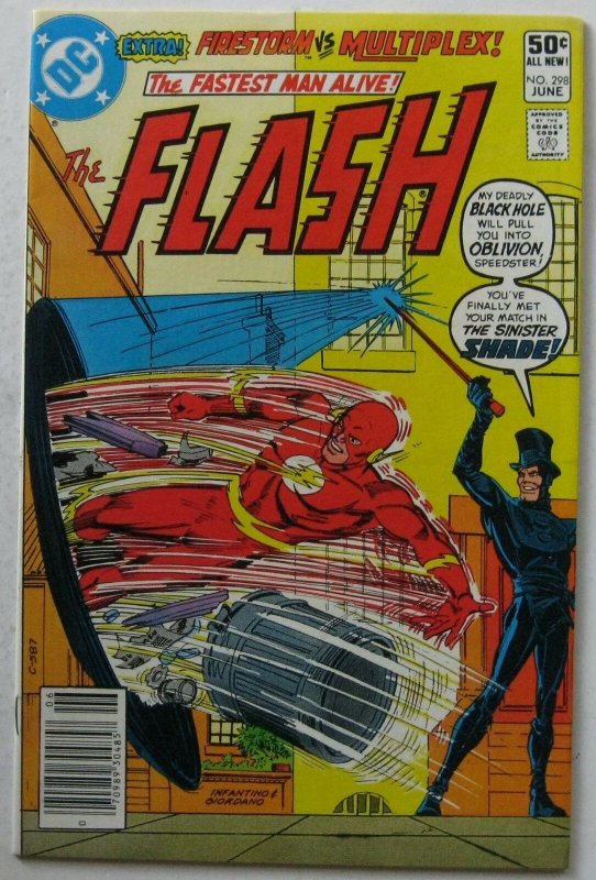 Flash #298 (Jun 1981, DC), NM, Intro & Origin new Shade, Firestorm vs. Multiplex