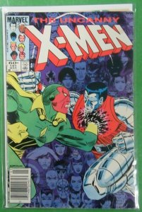 Uncanny X-Men #191 Vision Spider-Man Marvel 1985 VG/FN