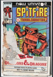 Spitfire and the Troubleshooters #3 (1986) Spitfire
