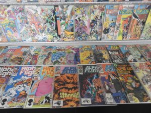 Huge Lot of 150+ Comics W/ The Warlord, Kamandi, Alpha Flight. Avg. F Condition