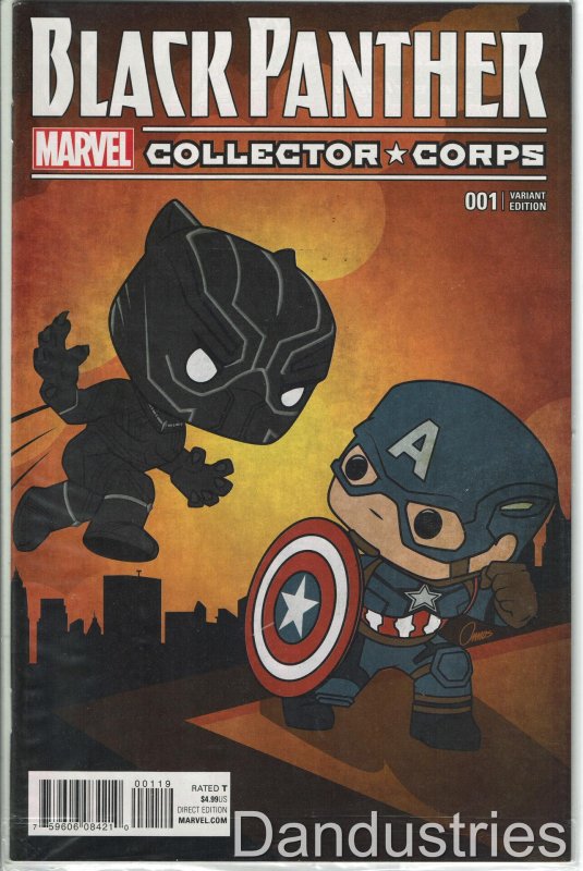 Black Panther #1 Collector Corps (2016) Funko Pops! Variant