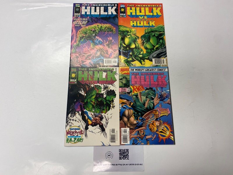 4 Incredible Hulk MARVEL comic books #452 453 454 455 3 LP5