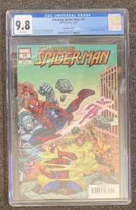 Amazing Spider-Man #75 CGC 9.8 White Pages 2021 Marvel 1:25 Frenz Variant Cover