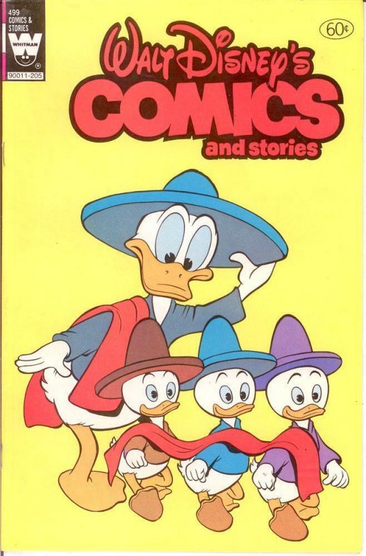 WALT DISNEYS COMICS & STORIES 499 VF 1982 COMICS BOOK