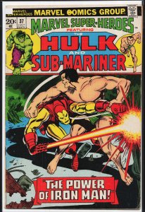 Marvel Super-Heroes #37 (1973) Namor the Sub-Mariner