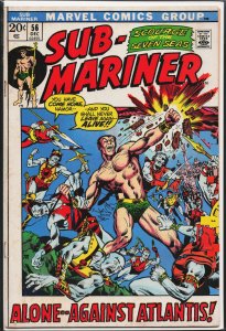 Sub-Mariner #56 (1972) Namor the Sub-Mariner