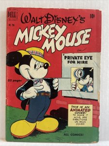 Walt Disney’s Mickey Mouse #296 Four Color