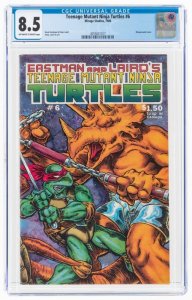 Teenage Mutant Ninja Turtles #6 (Mirage, 1985) CGC 8.5 