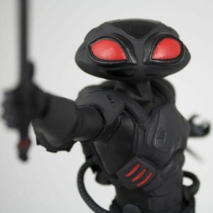 DC Aquaman Black Manta Icon Heroes 1/9 Scale Polystone Statue - New!