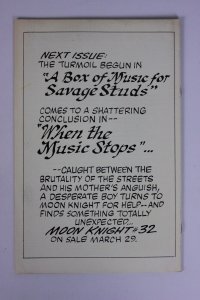 Moon Knight #31 (1983) Moon Knight VFNM