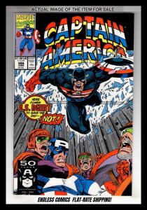 Captain America #386 (1991) U.S. AGENT !!!   / EBI#1
