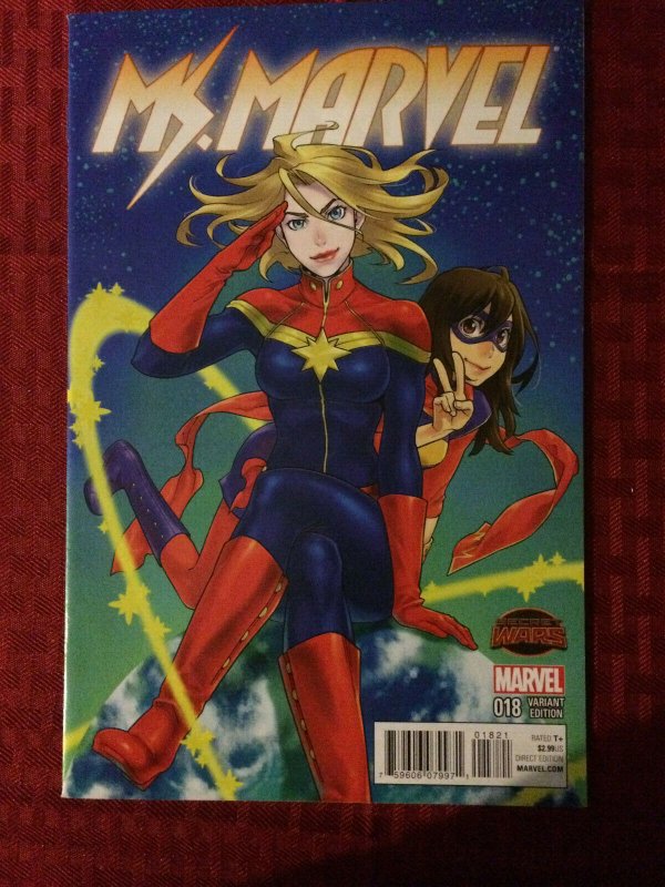 Ms Marvel #18 Manga Variant 2015 NM Marvel Comics 