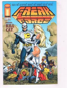 Freak Force (1993 1st Series) #7 Image Comic Book Kill Cat Dart Deadly Duo HH3