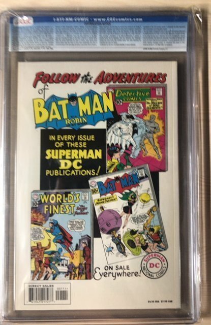 Batman Annual #1 1999 Reprint Variant (1961)  Highest Grade CGC 9.8