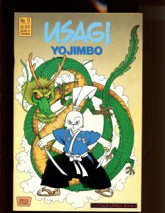 Usagi Yojimbo #13 - Stan Sakai Cover! (8.0/8.5) 1988