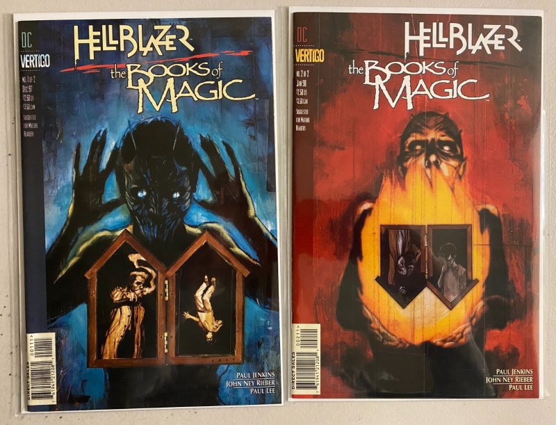 Hellblazer Books of Magic set #1-2 Direct DC / Vertigo (6.5 FN+) (1997)