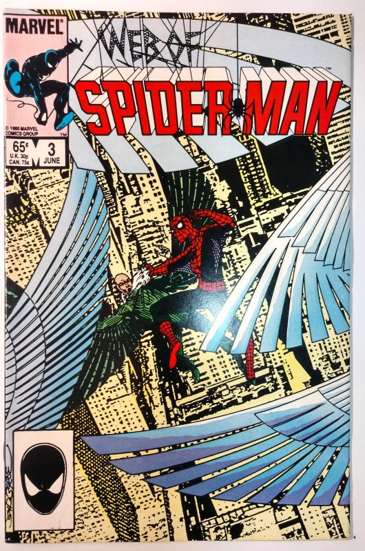 Web of Spider-Man #3 (8.0, 1985) 