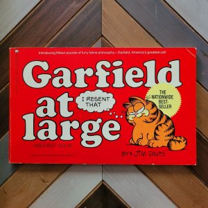 GARFIELD AT LARGE (Jim Davis 1980) His First Book / 1st Print Comics