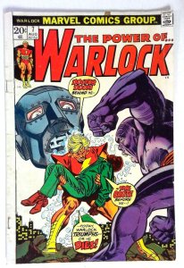 Warlock #7 Doctor Doom The Brute Ron Goulart Marvel (1973) G/VG