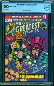 Marvel's Greatest Comics #57 CBCS VF/NM 9.0 Off White to White