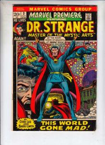 Marvel Premier #3 (Jul-72) VG+ Affordable-Grade Dr. Strange