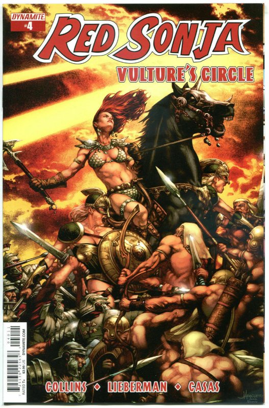 RED SONJA Vulture's Circle #4 A, NM-, She-Devil, Anacleto,2015,more RS in st