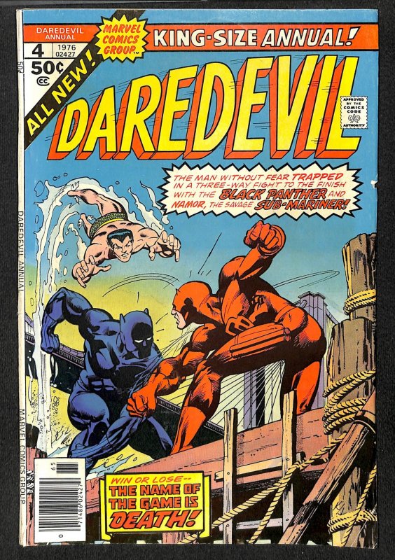 Daredevil Annual #4 VG+ 4.5