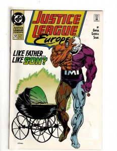 Justice League Europe #12 (1990) DC Comic Superman Flash OF7