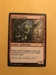 GOBLIN INSTIGATOR card : Magic the Gathering MTG card; JUMPSTART 2020 NM/M