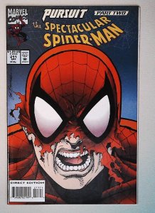Spectacular Spider-Man #211, NM Pursuit Part Two, Marvel Comics,